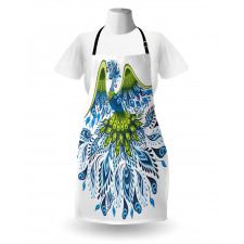 Abstract Bird Apron