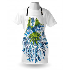 Abstract Bird Apron