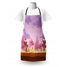 Cartoon Candy Land Apron