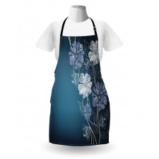 Cherry Blossom Bridal Theme Apron