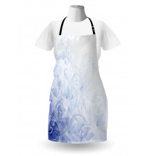 Abstract Floral Curl Apron