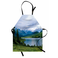 Snowy Belukha Peaks Apron