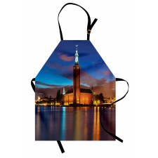 Stockholm Scenic Night Apron