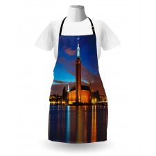 Stockholm Scenic Night Apron