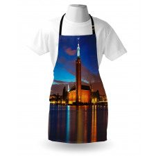 Stockholm Scenic Night Apron