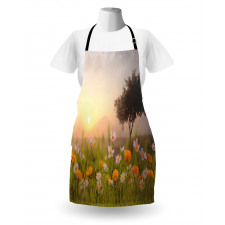 Daisies Tree Mist Apron