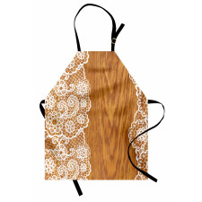 Lace Wooden Retro Apron