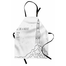 Dream Space Lover Words Apron