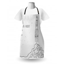 Dream Space Lover Words Apron