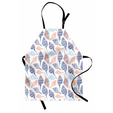 Abstract Marine Seashells Apron