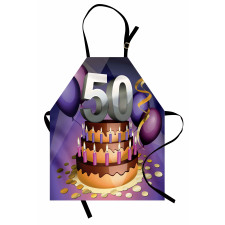 Cake with Candles Apron