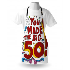 Colorful and Floral Apron