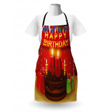 Party Set up and Cake Apron