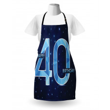 Number 40 Emblem Apron