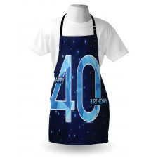 Number 40 Emblem Apron