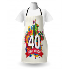 Cartoon Banner Apron