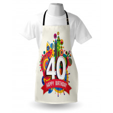 Cartoon Banner Apron