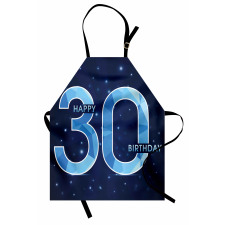 Modern Birthday Image Apron