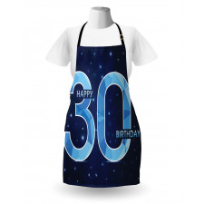 Modern Birthday Image Apron