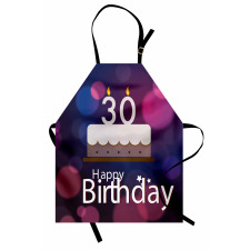 Birthday Cake Candles Apron