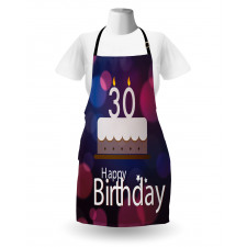 Birthday Cake Candles Apron