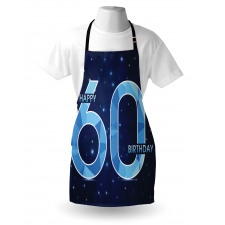 Birthday 60 Stars Apron