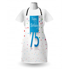 Rain with Polka Dots Apron