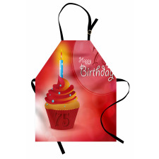 Starry Candle Cupcake Apron