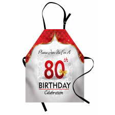 Birthday Party Invite Apron