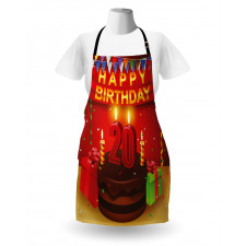 Birthday Boxes Flags Apron