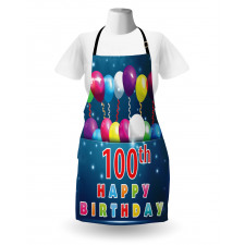 Balloons on Stars Apron