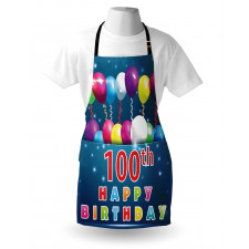 Balloons on Stars Apron