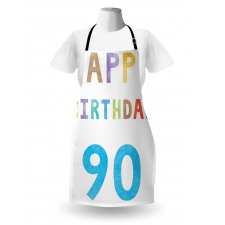 Happy 90th Birthday Apron