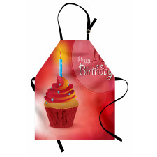 Cupcake Candles 18 Apron