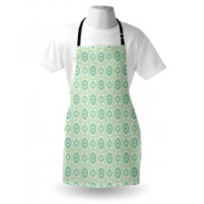 Retro Circles Geometric Apron