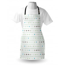 Polka Dots Hearts Apron