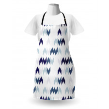 Ikat Chevron Zig Zag Apron