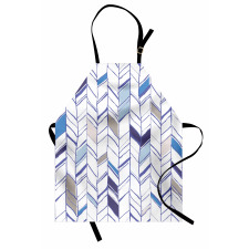 Boho Zigzag Sketchy Line Apron