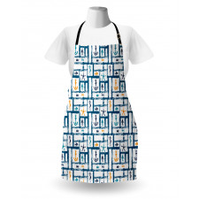 Starfish Anchor Seahorse Apron