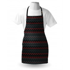 Zigzag Chevron Theme Apron