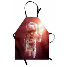 Pet in Suit Galaxy Apron