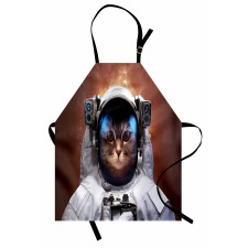 Kitten in Milkyway Apron