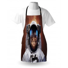 Kitten in Milkyway Apron