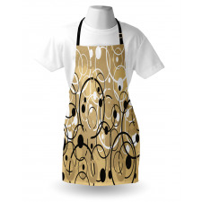 Funky Grungy Retro Apron