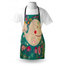 Happy Sea Giant Blooms Apron