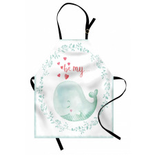 Be My Love Romance Floral Apron