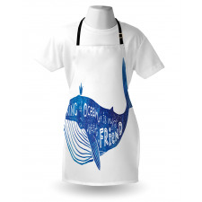 Whale King Friend Apron