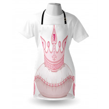 Cartoon Crown Apron