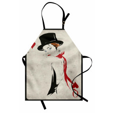 Retro Woman Card Ace Apron