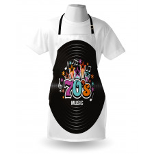 70s Record Discography Apron